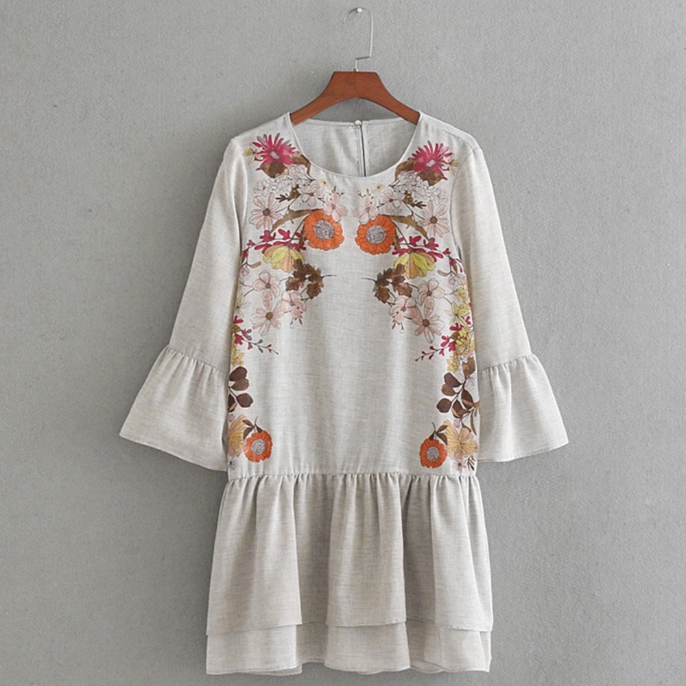 Retro Floral Dress